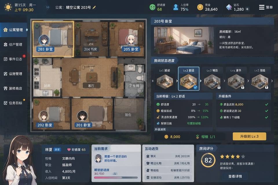 ROOM 角色养成 内容截图 5