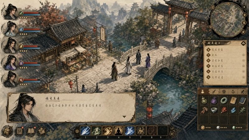 金庸群侠传5爱与死仙狐MOD六周年 武侠RPG 画面 1